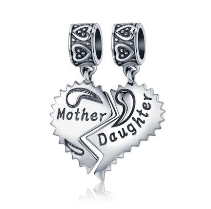 MOTHER/DAUGHTER SPECIAL BOND CHARMS 2 IN 1