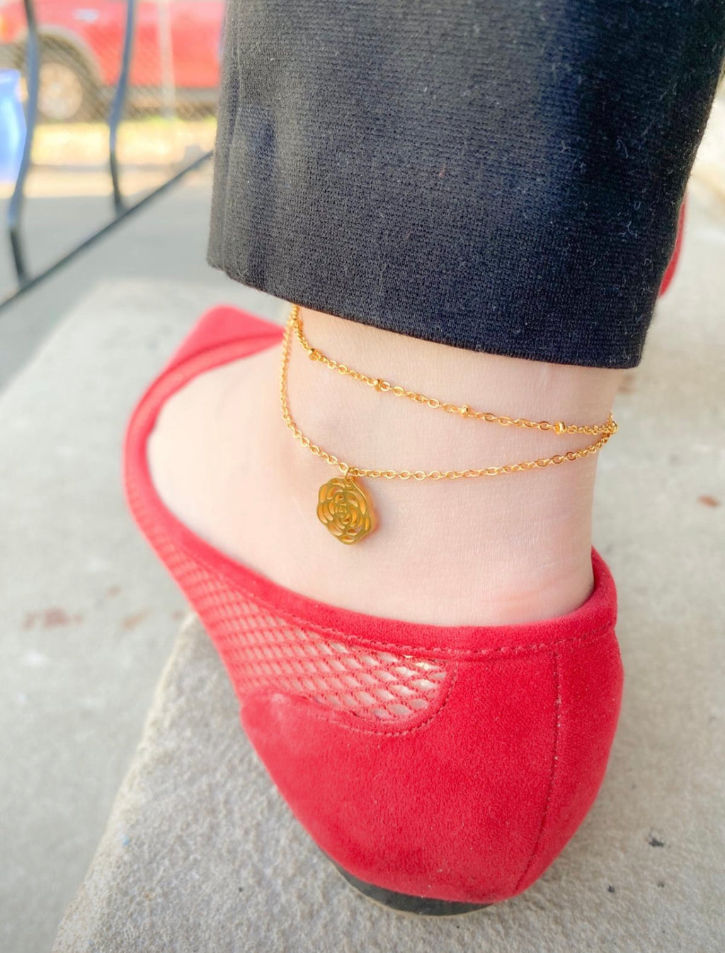 ROSE ANKLET