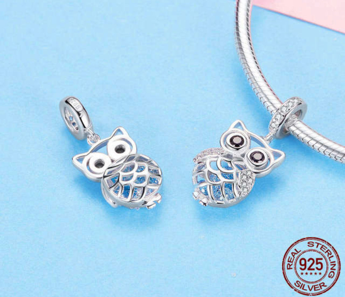 OWL LOVERS CHARM