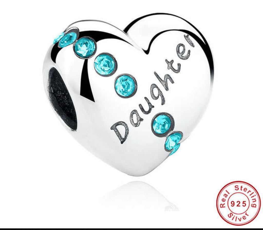 DAUGHTER HEART CHARM