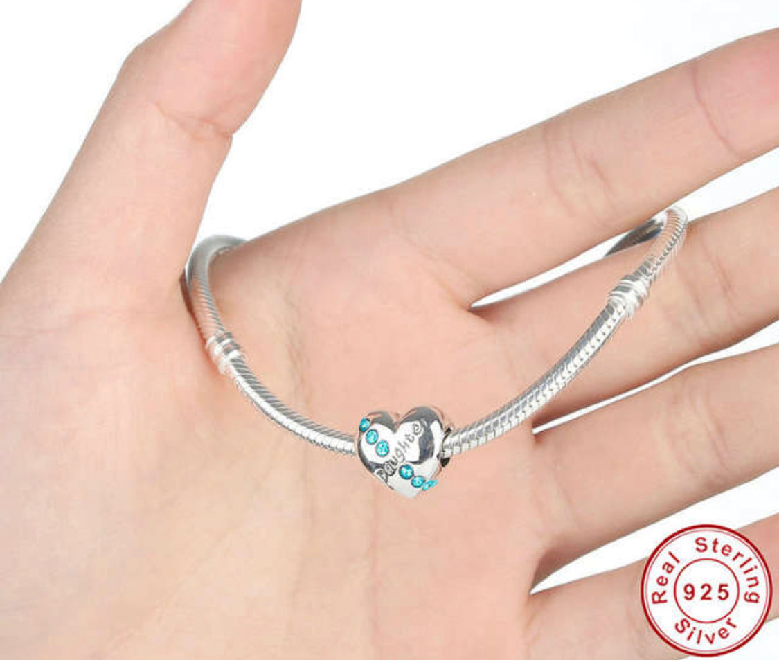 DAUGHTER HEART CHARM