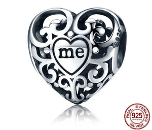 YOU & ME MEANS ONE HEART CHARM