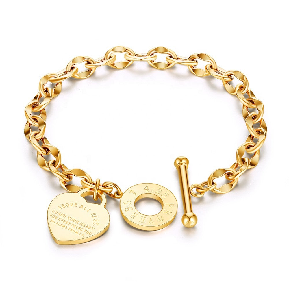 PROVERBS  4:23 IMB BRACELET