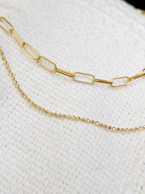 2 TIER LAYERED NECKLACE