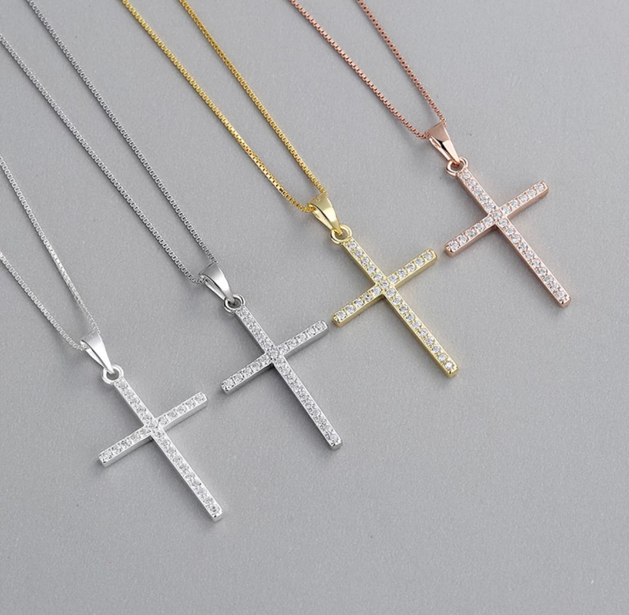 CROSS THE LINE NECKLACE