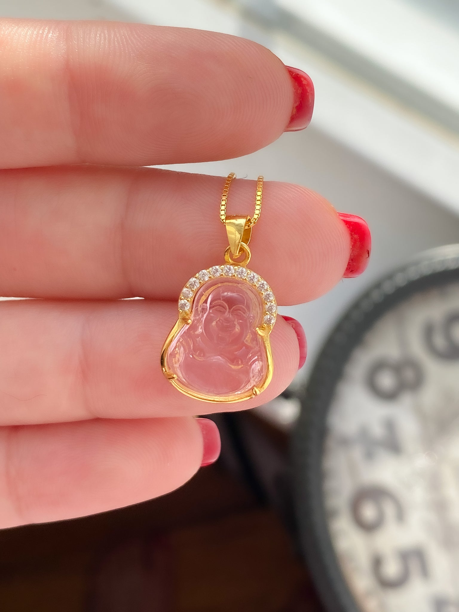 LAUGHING BUDDHA NECKLACE