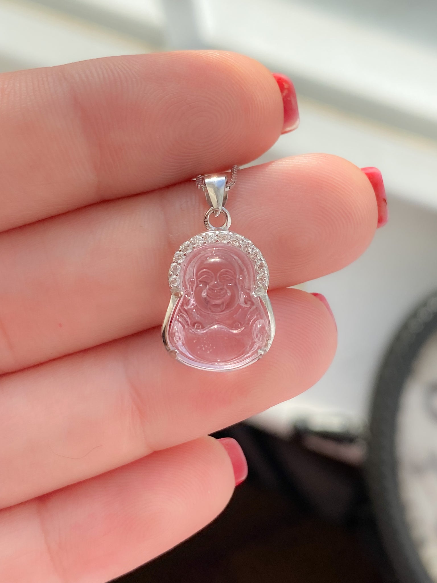 LAUGHING BUDDHA NECKLACE