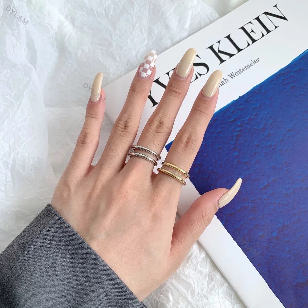 DOUBLE CHUNK RING